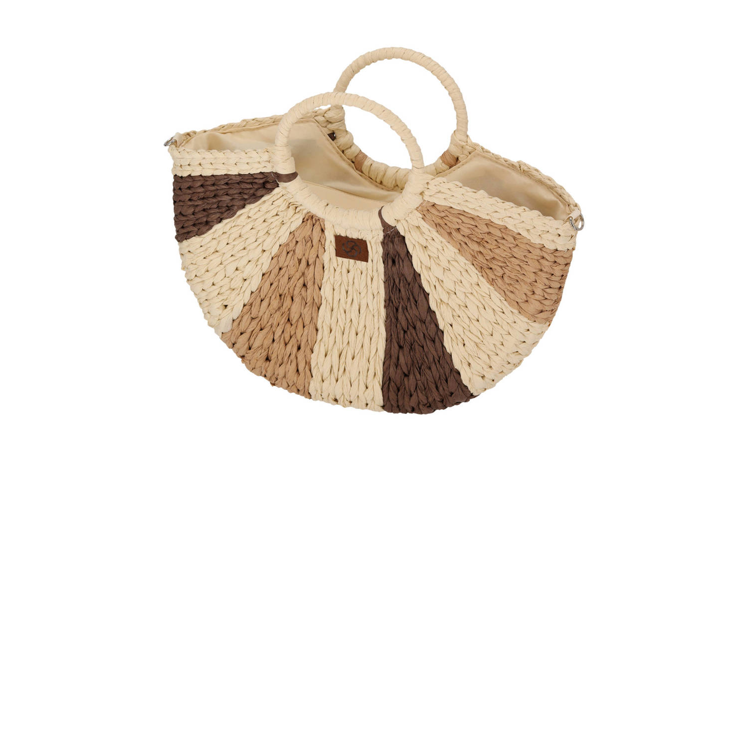 Sarlini raffia handtas naturel ecru