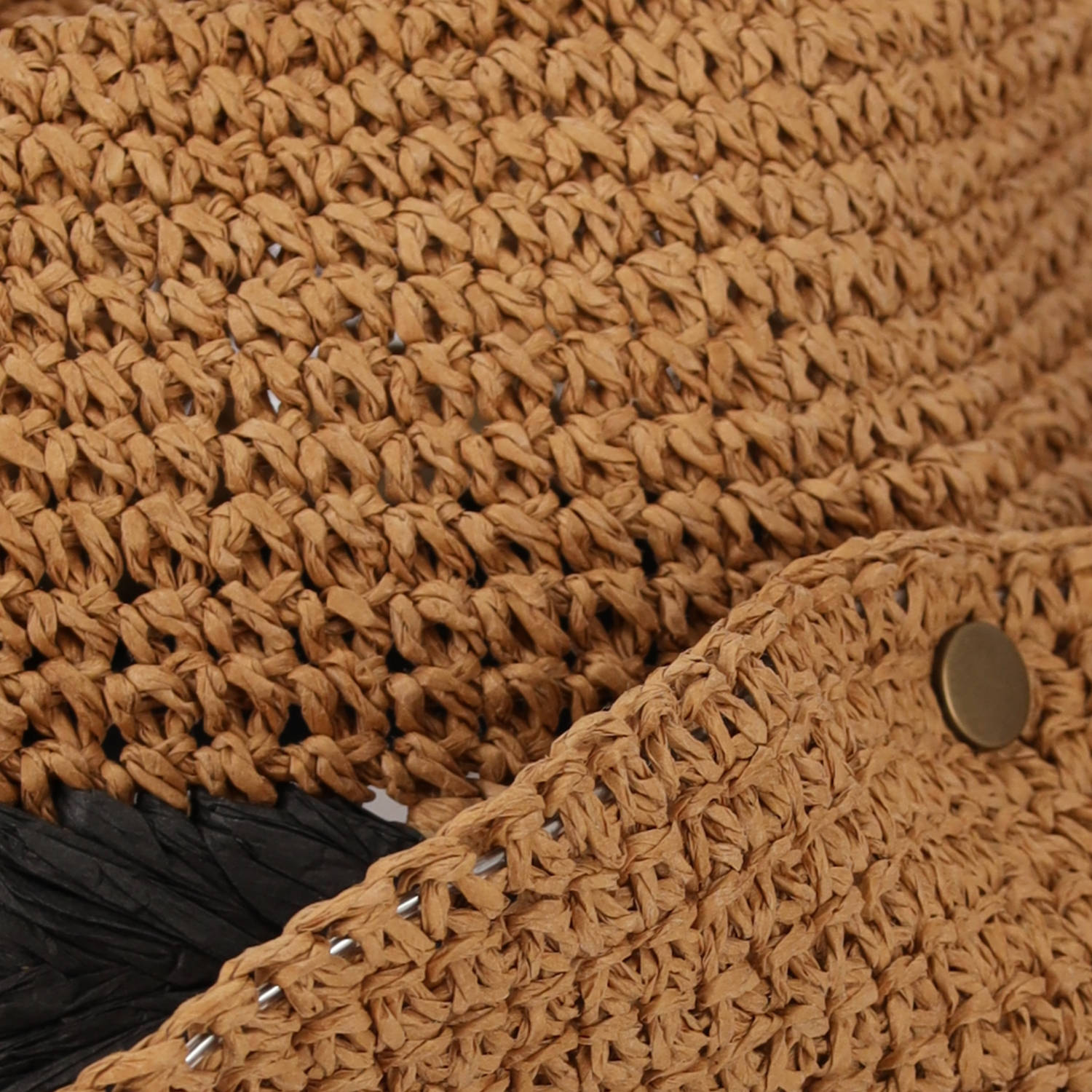 Sarlini raffia cowboyhoed naturel