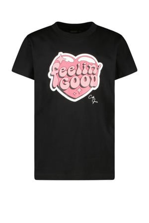 T-shirt zwart