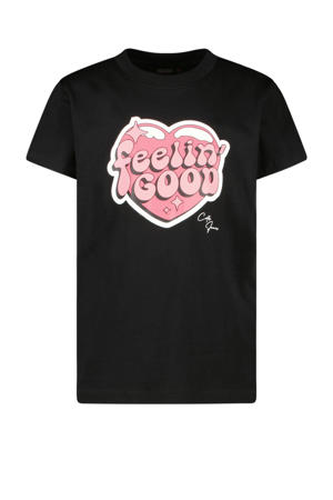 T-shirt zwart