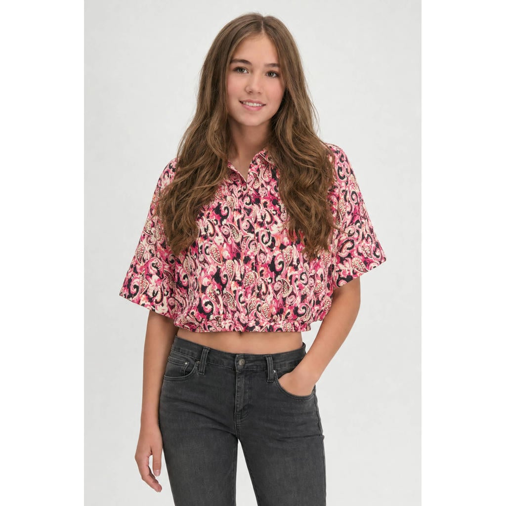 Cars blouse roze