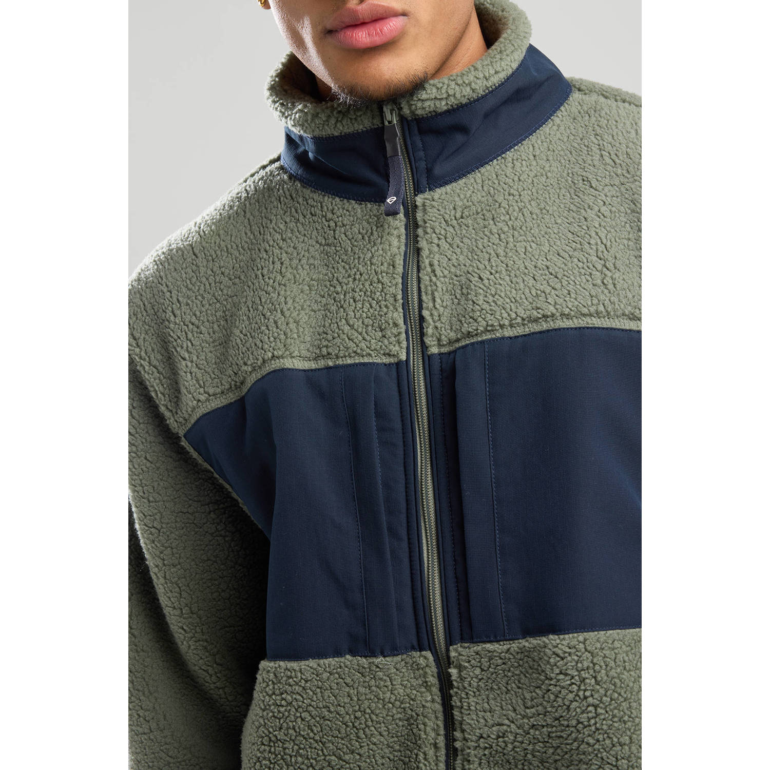 America Today fleecevest groen