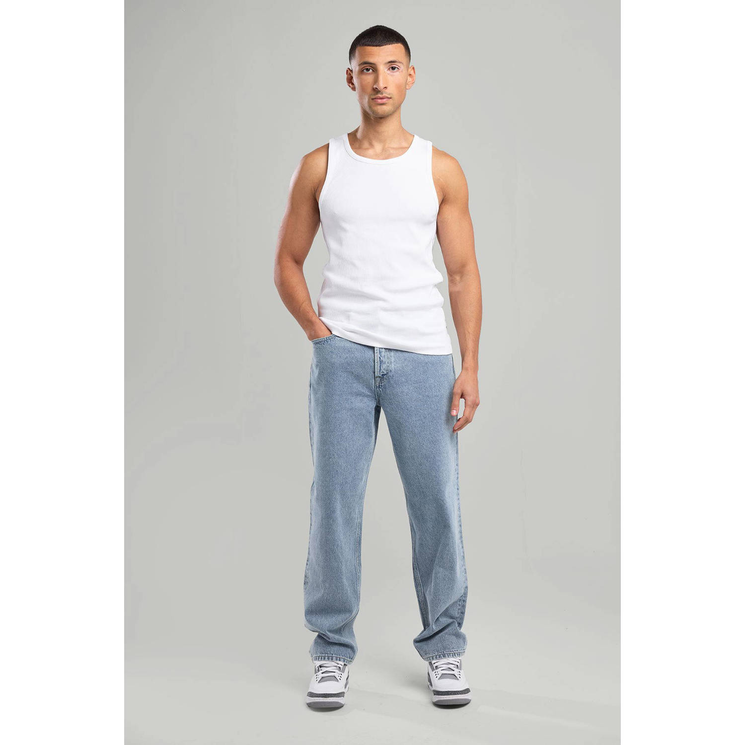 America Today Dallas loose fit jeans medium blue