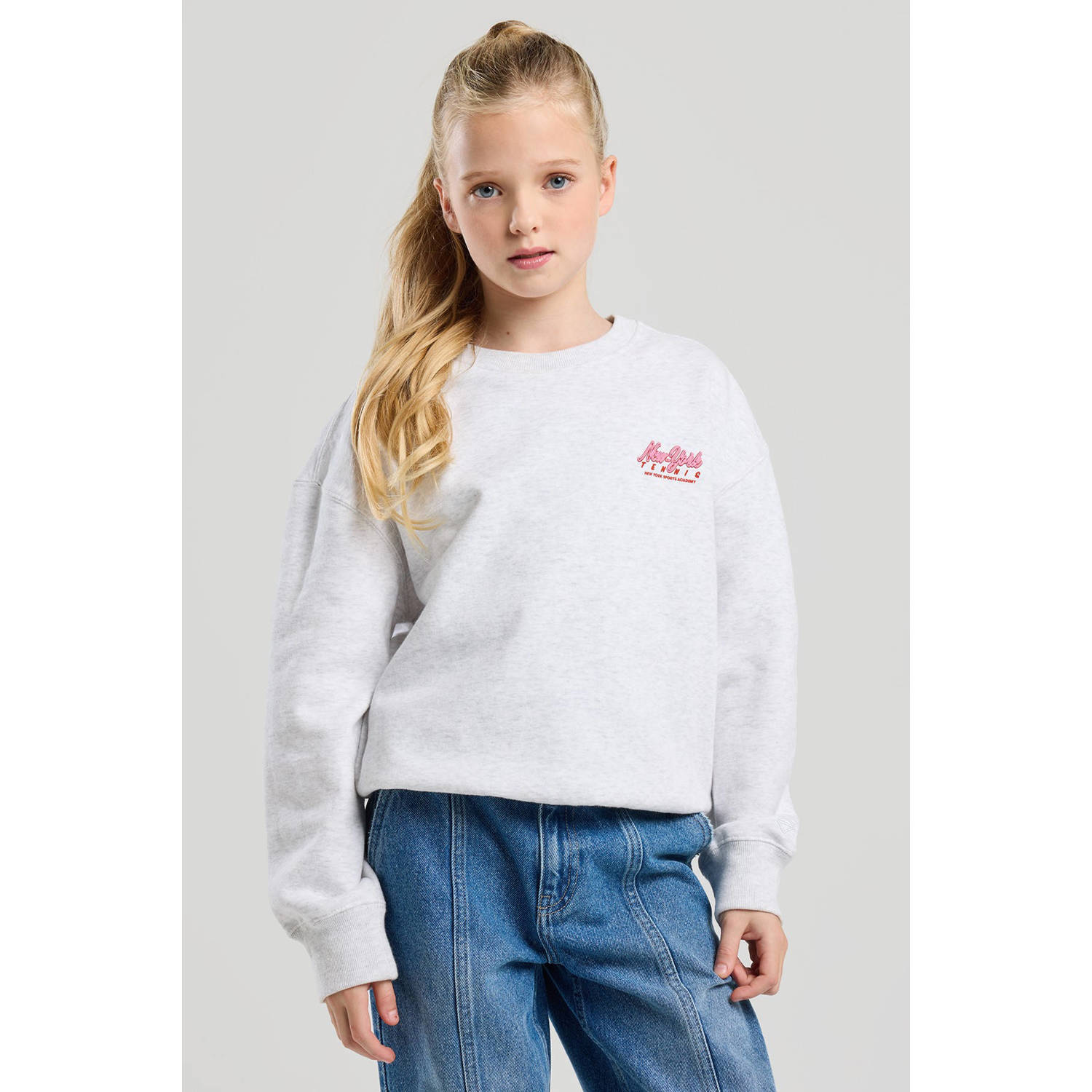 America Today sweater grijs