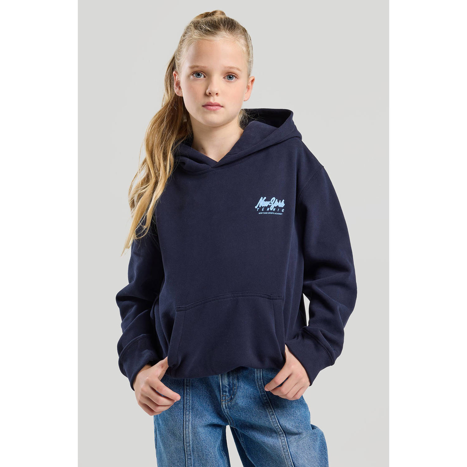 America Today hoodie blauw