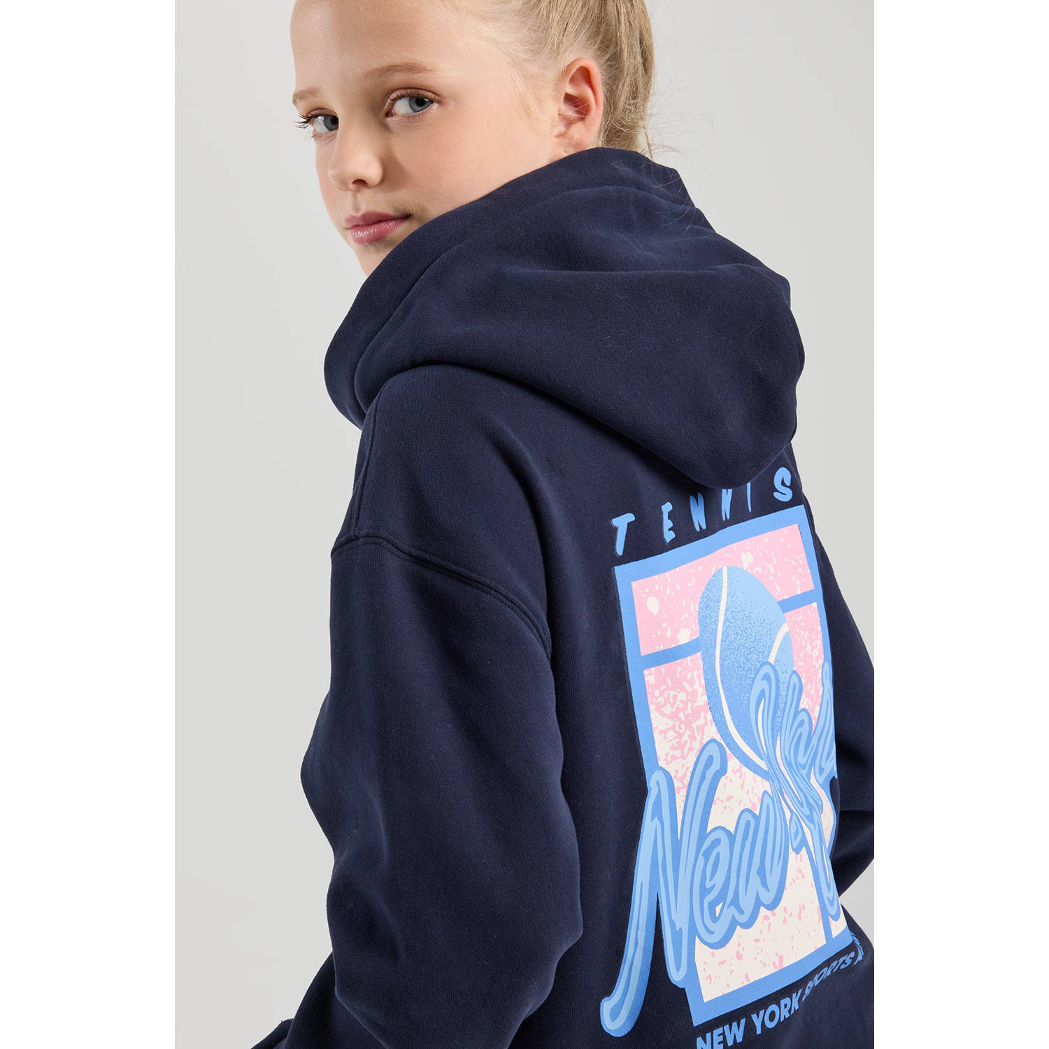 America Today hoodie blauw