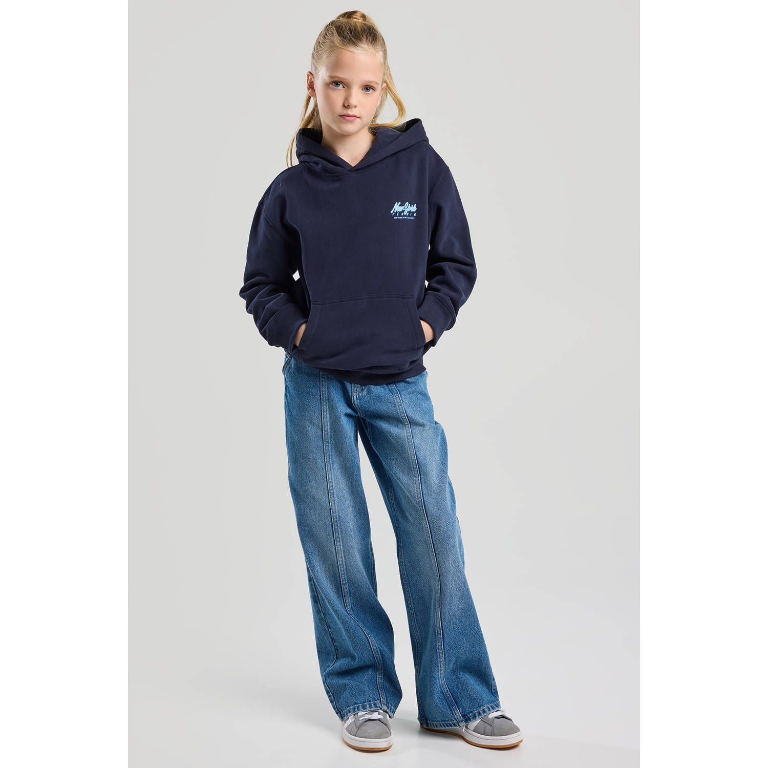 America Today hoodie blauw