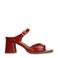 Manfield lakleren muiltjes donkerrood