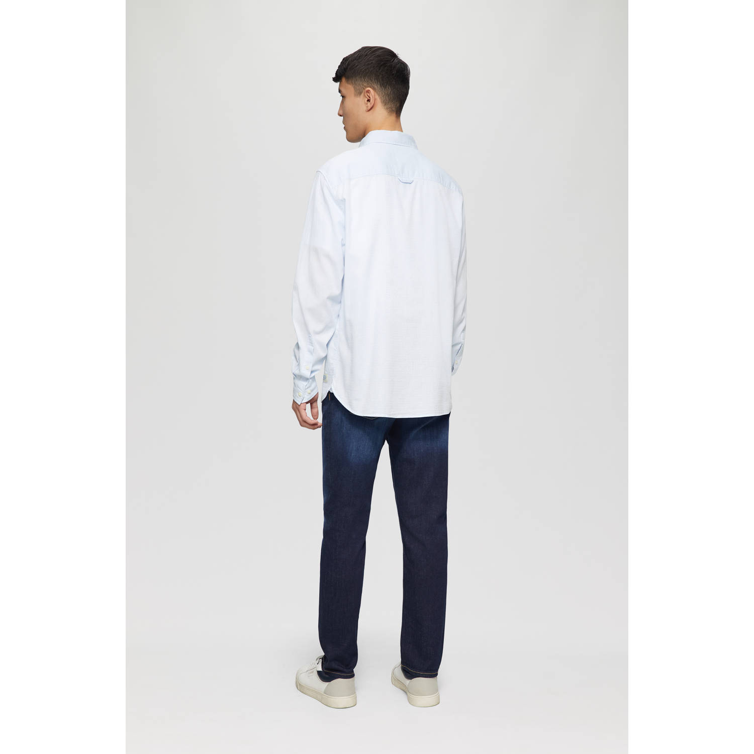 s.Oliver casual overhemd lichtblauw