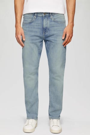 tapered fit jeans light blue denim