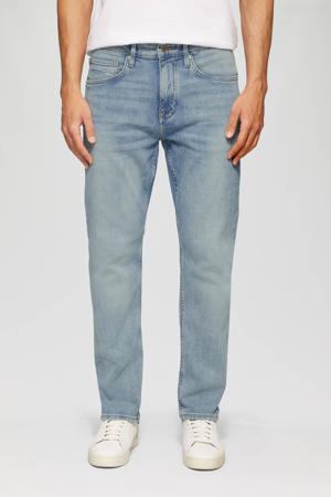 tapered fit jeans light blue denim