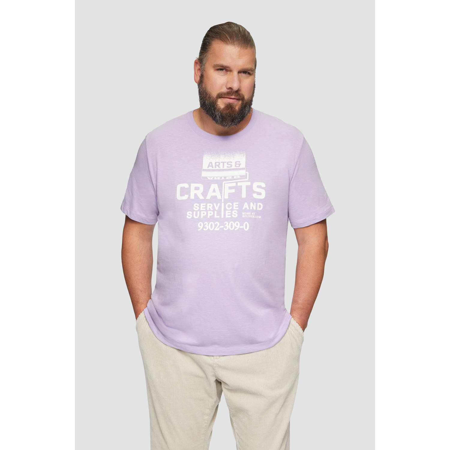 S.Oliver Big Size T-shirt lila
