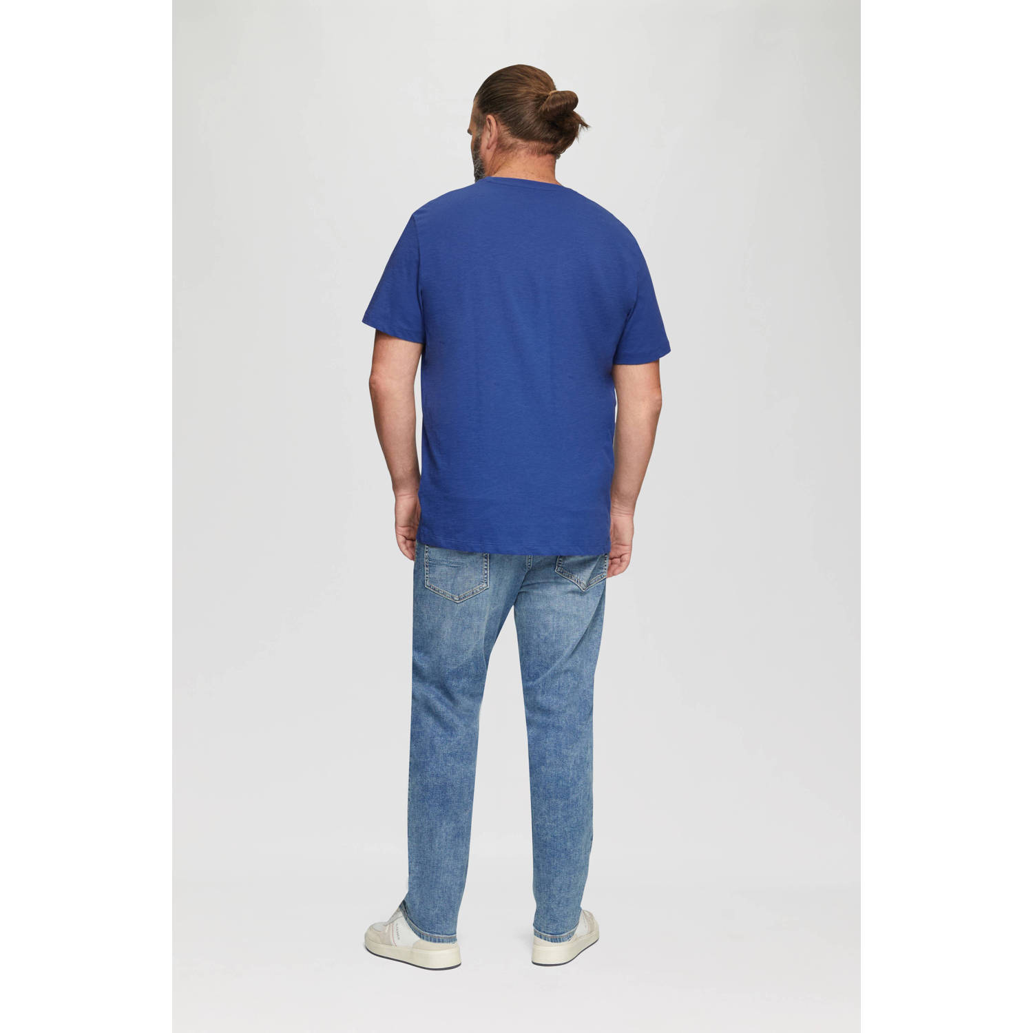 s.Oliver Big Size T-shirt blauw