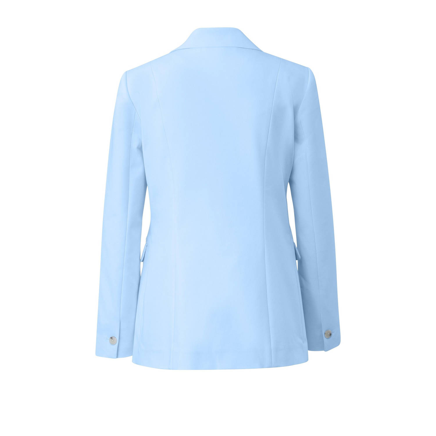 comma regular blazer lichtblauw