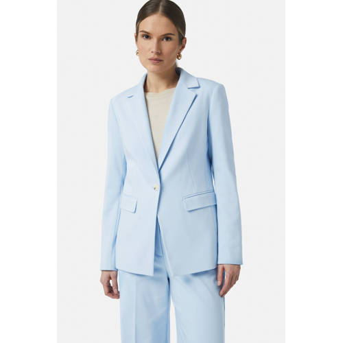 comma regular blazer lichtblauw afbeelding
