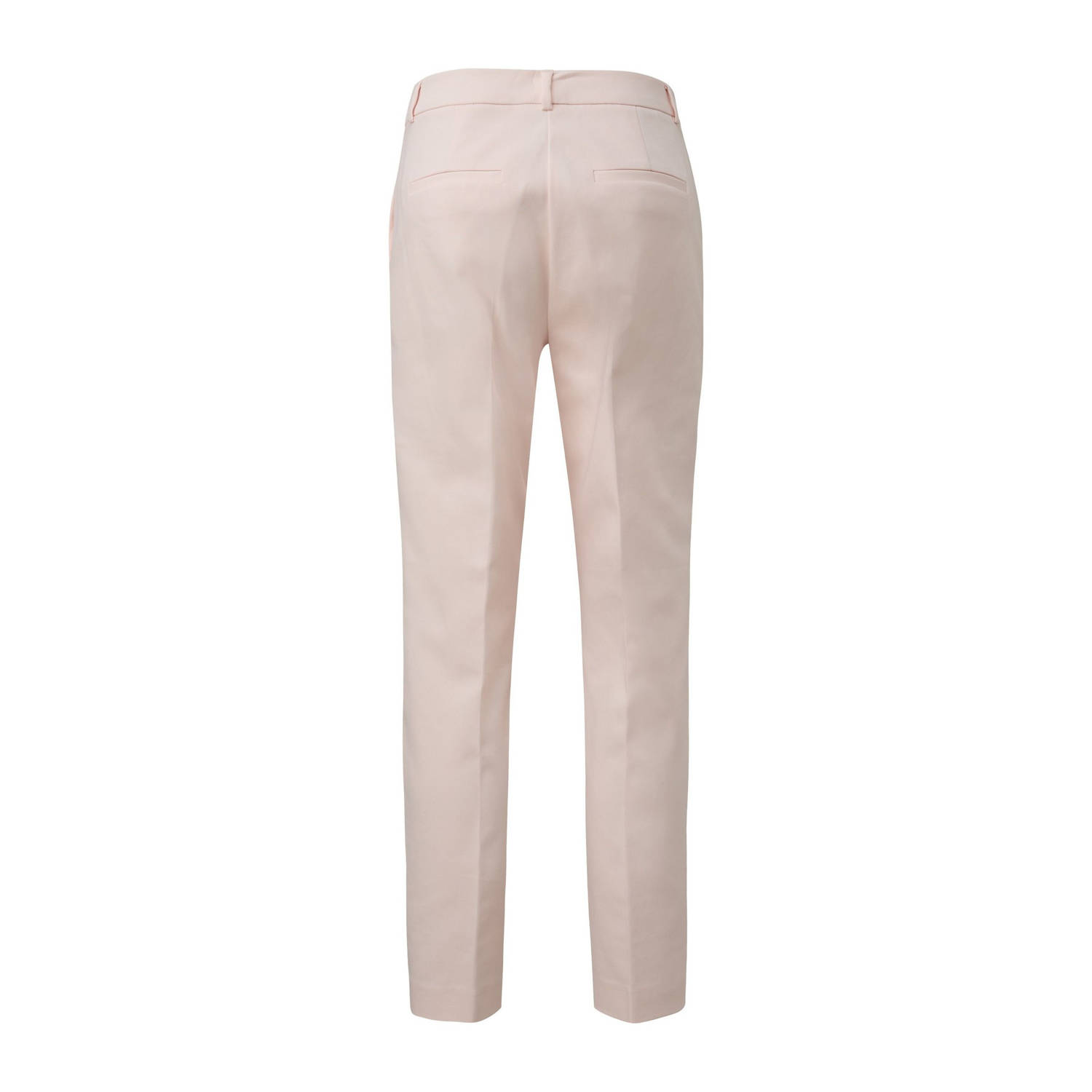comma slim regular waist pantalon lichtroze