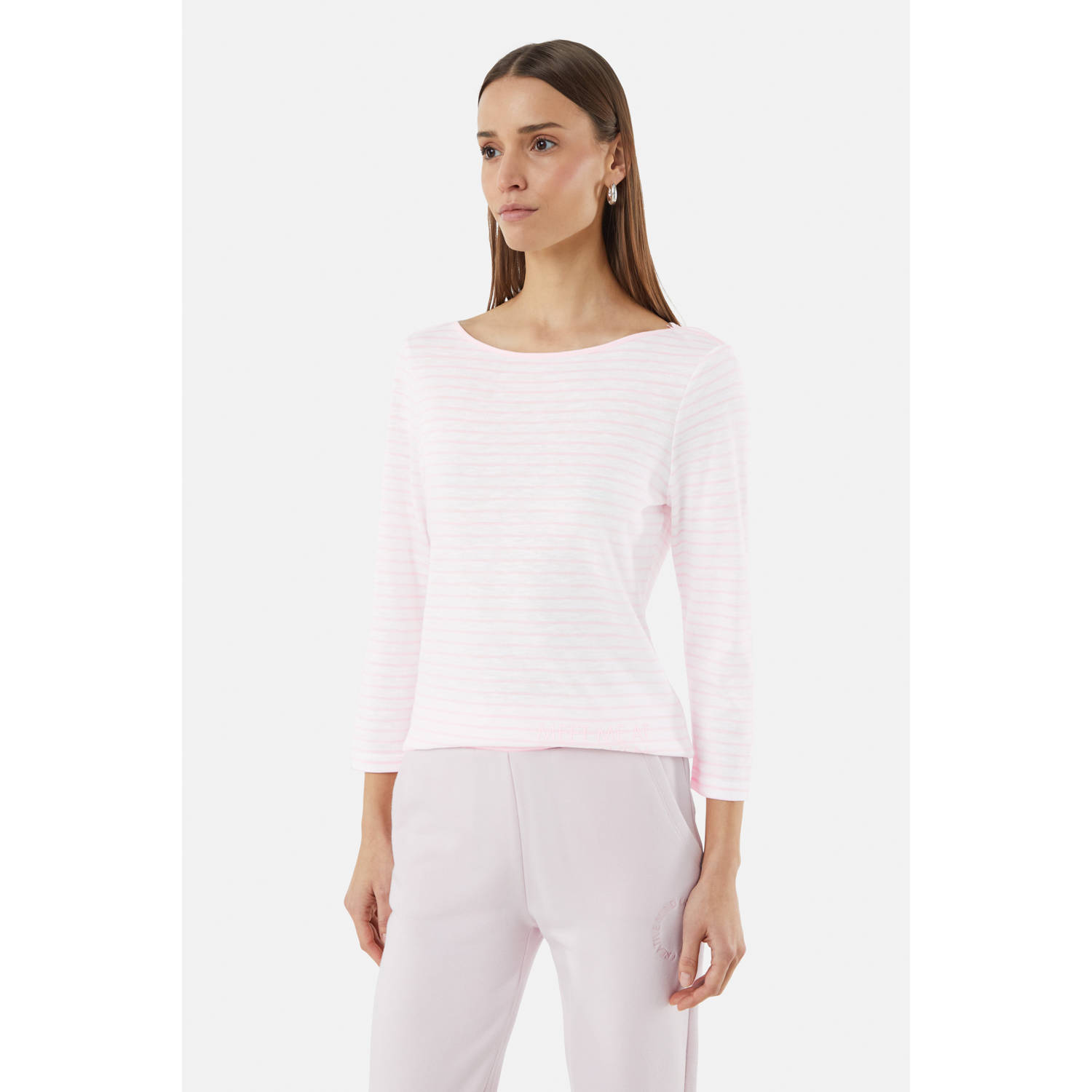 Comma casual identity top lichtroze