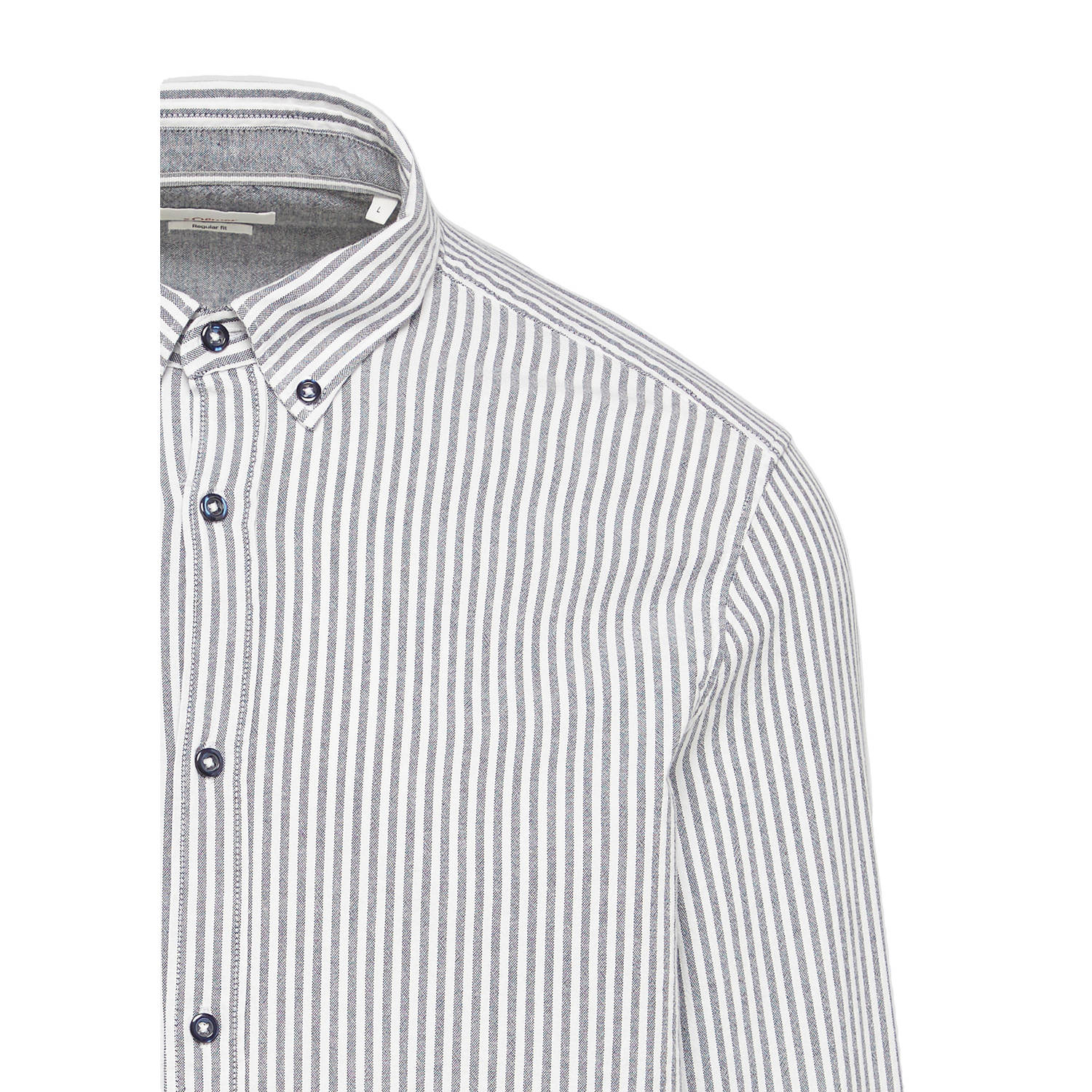 s.Oliver casual overhemd donkerblauw