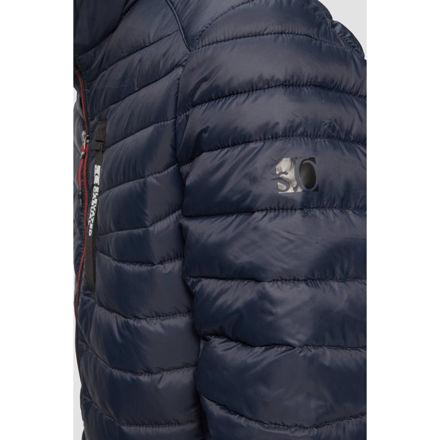 s.Oliver gewatteerde jas donkerblauw