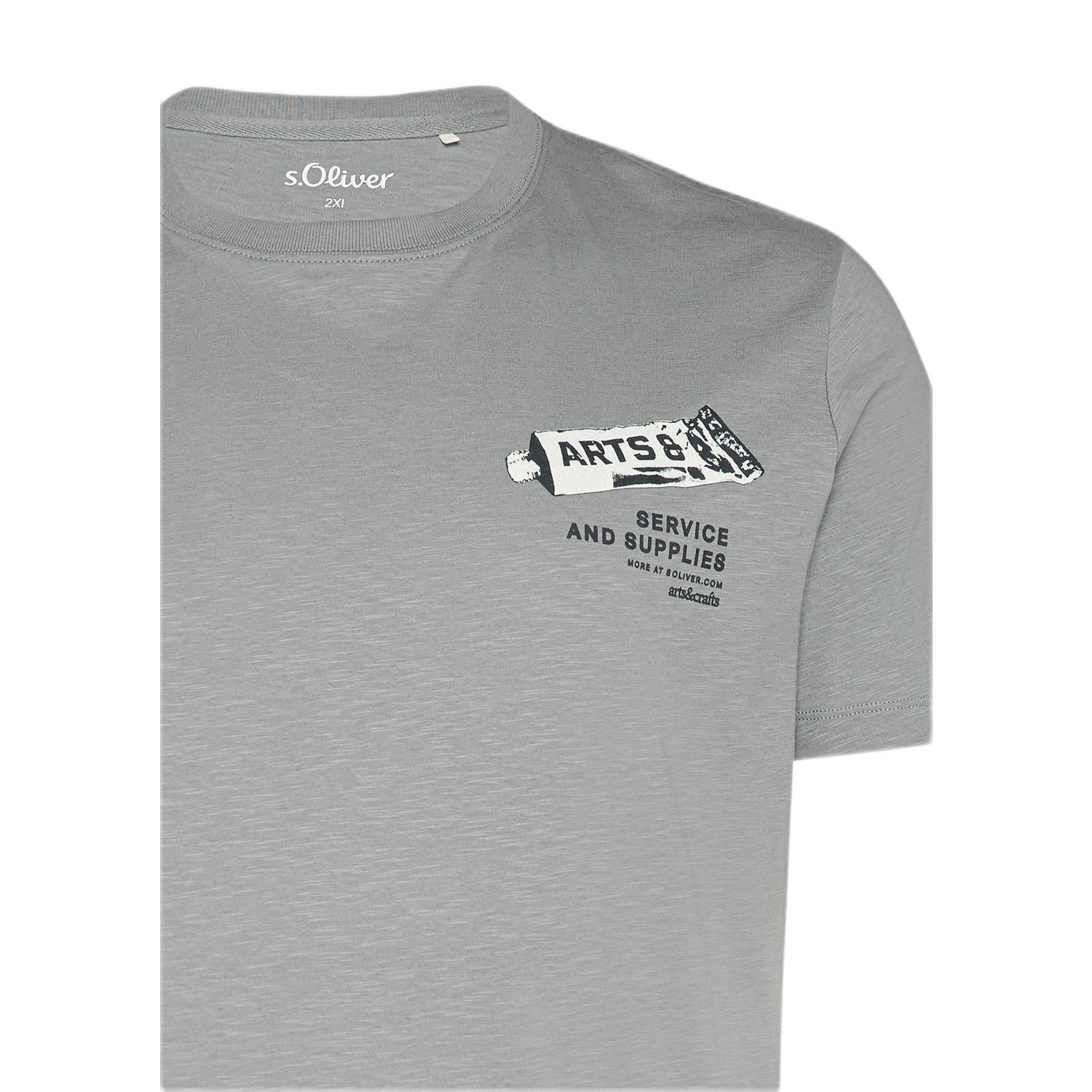 s.Oliver Big Size T-shirt grijs