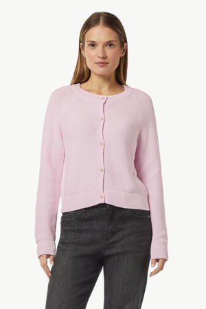 vest lichtroze gebreid