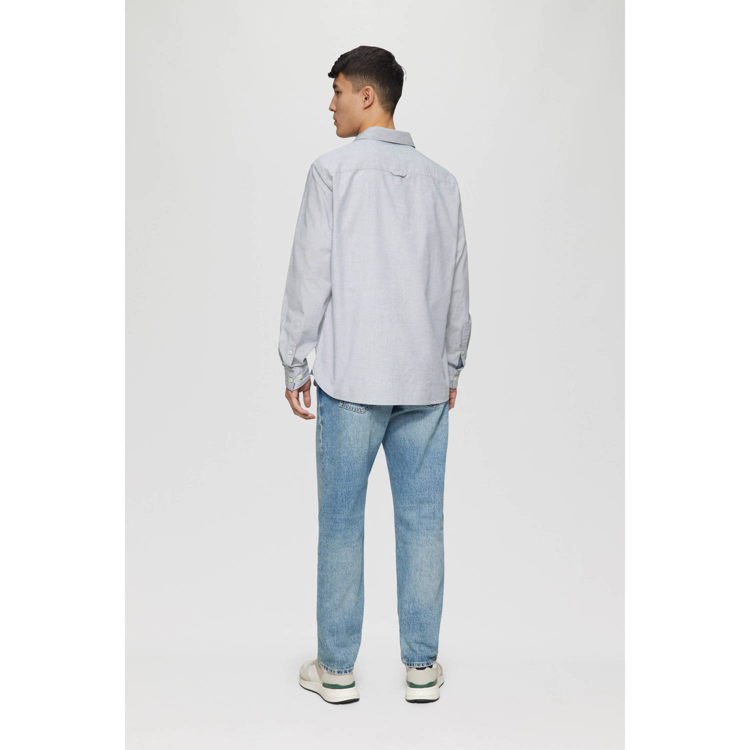 s.Oliver casual overhemd blauw