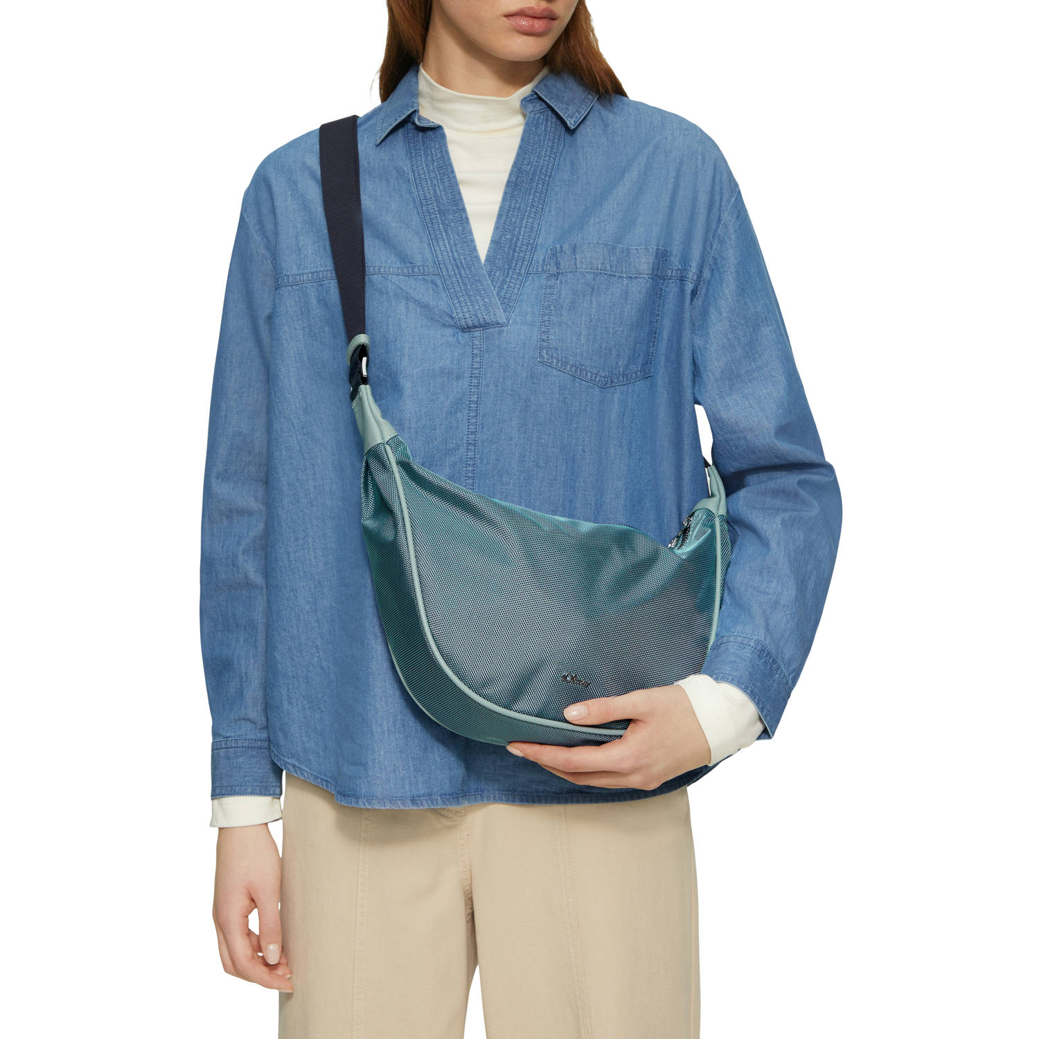 S.Oliver crossbody tas blauw