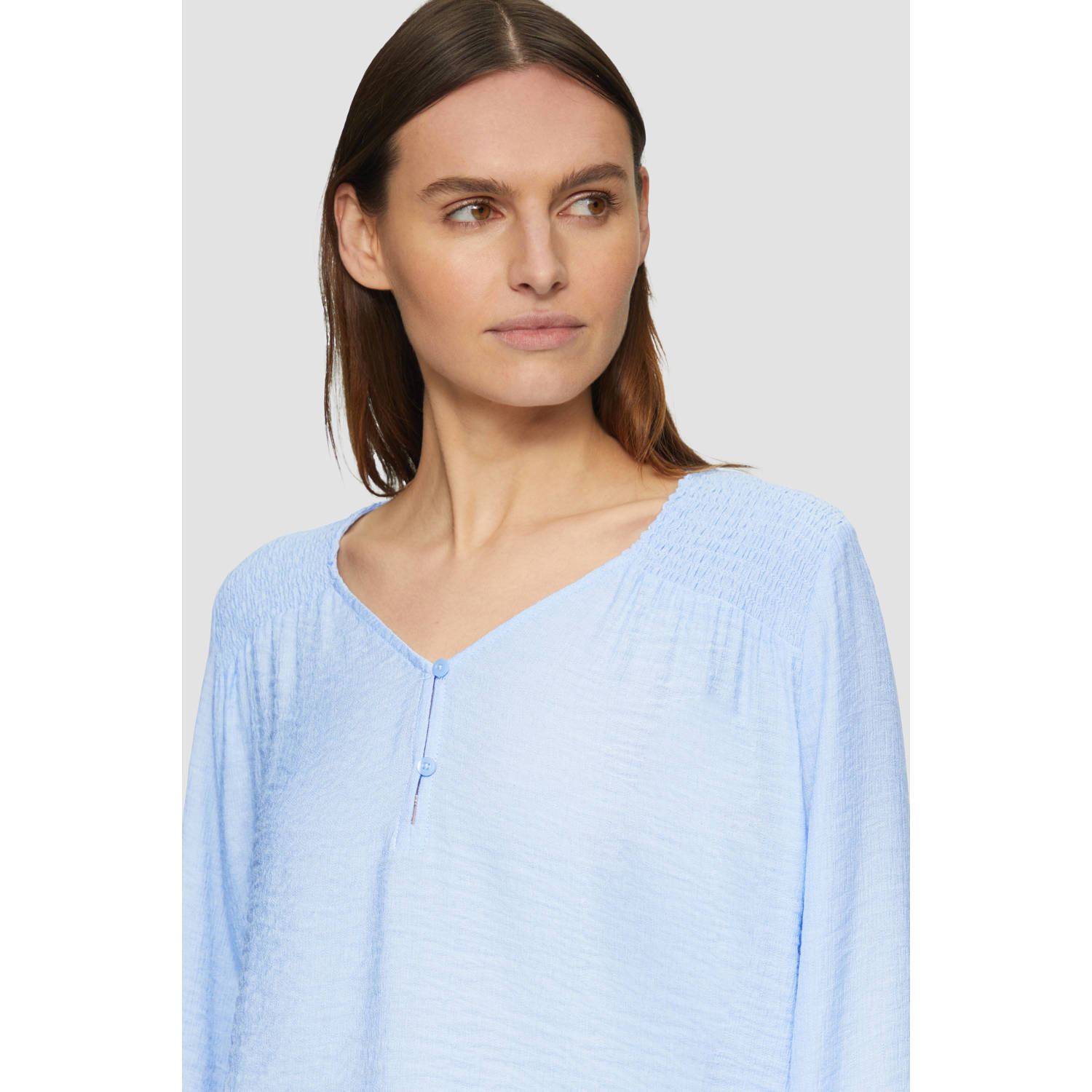 s.Oliver blouse lichtblauw