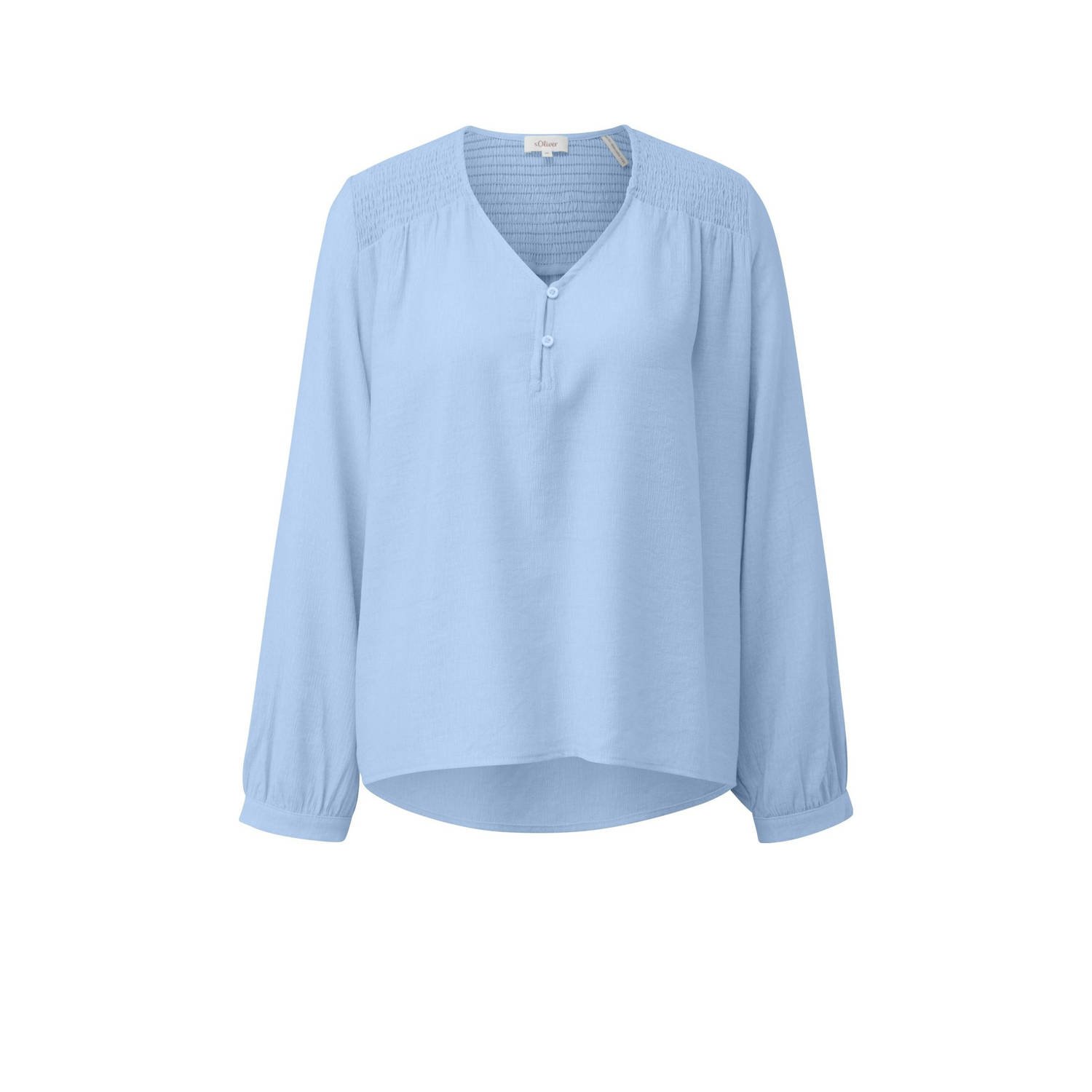 S.Oliver blouse lichtblauw