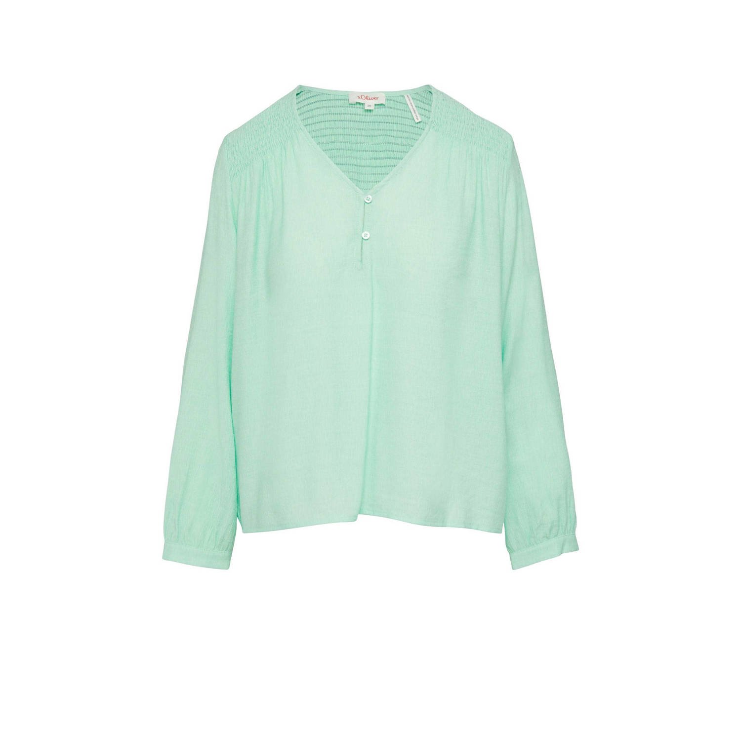 S.Oliver blouse lichtgroen