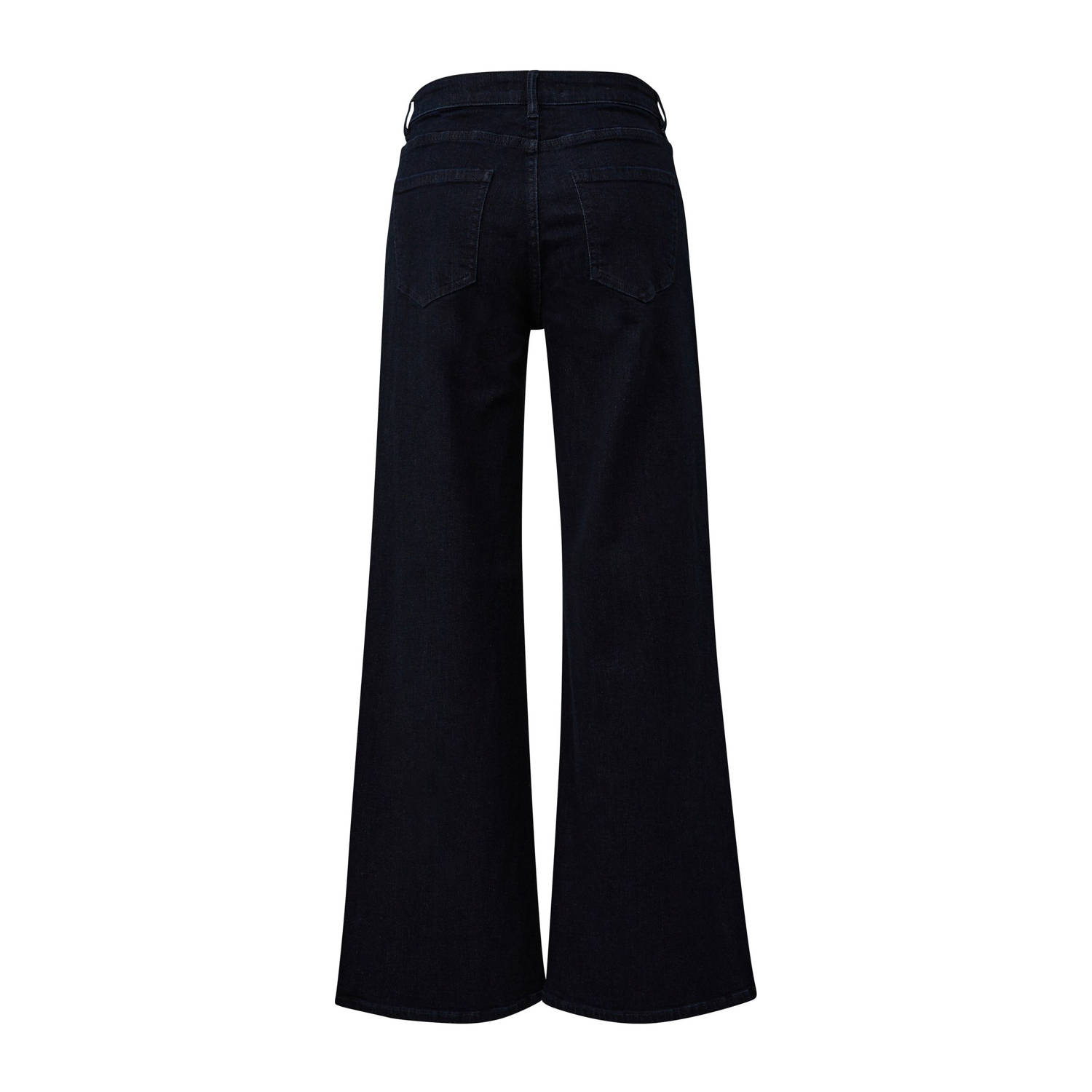 comma high waist wide leg jeans dark blue denim