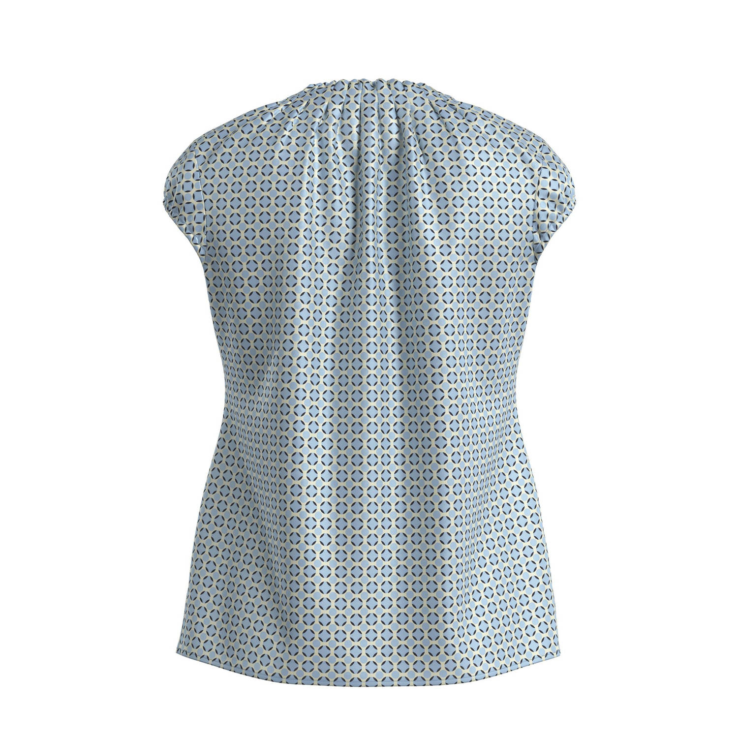 comma blousetop lichtblauw