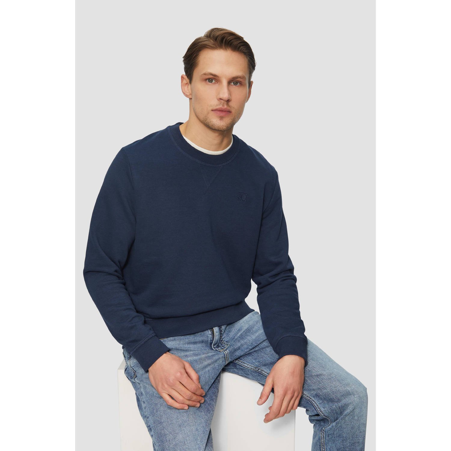 S.Oliver Sweatshirt met geborduurd logo