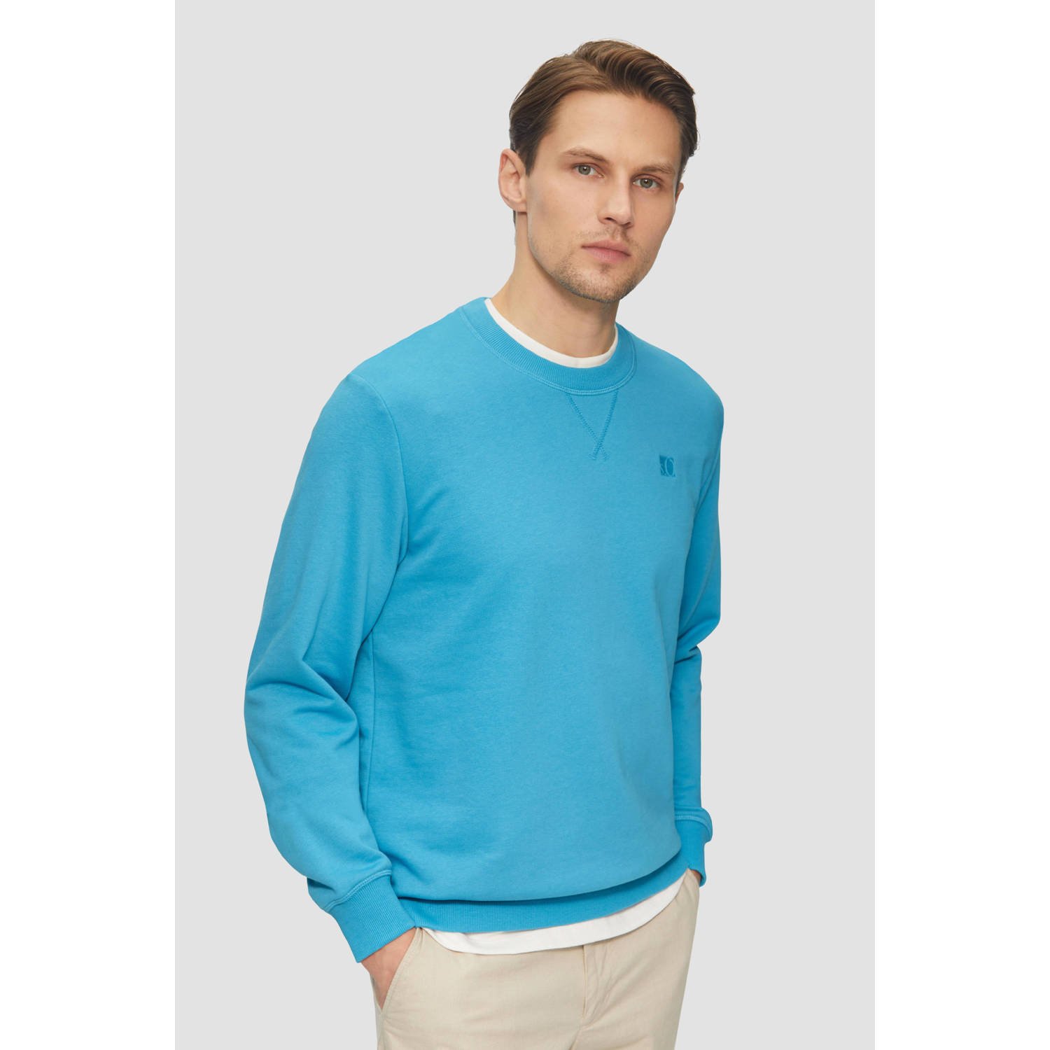 S.Oliver Sweatshirt met geborduurd logo