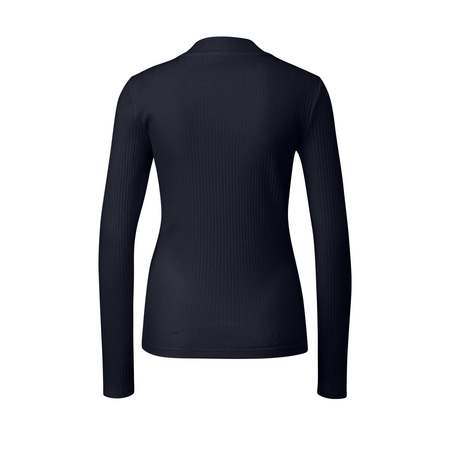 s.Oliver longsleeve marine fijn gebreid