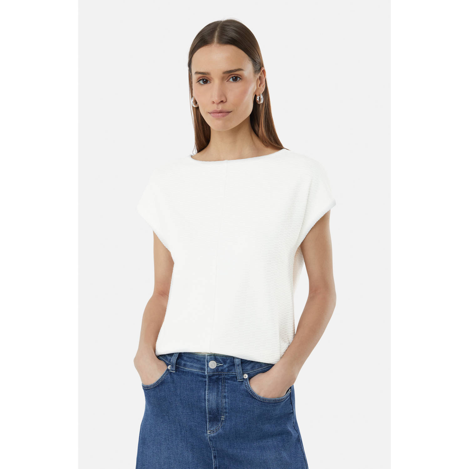Comma casual identity top wit