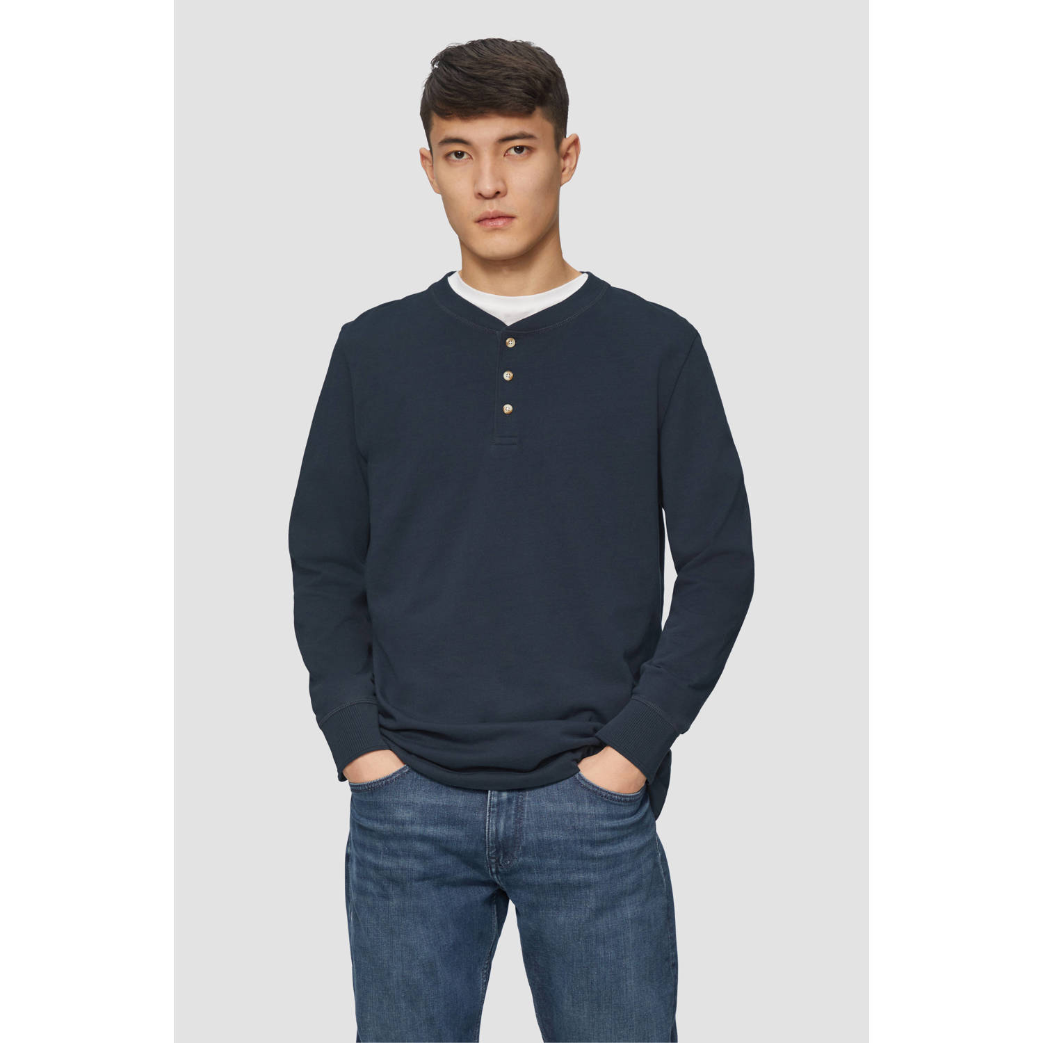 S.Oliver longsleeve donkerblauw