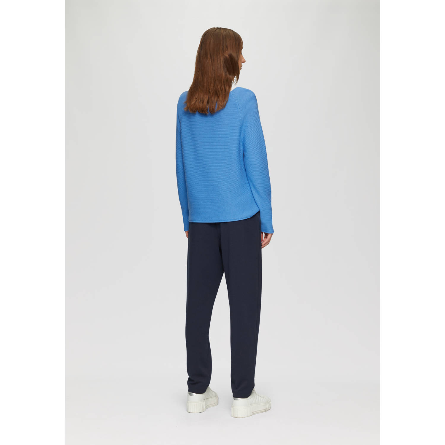 s.Oliver pullover blauw gebreid