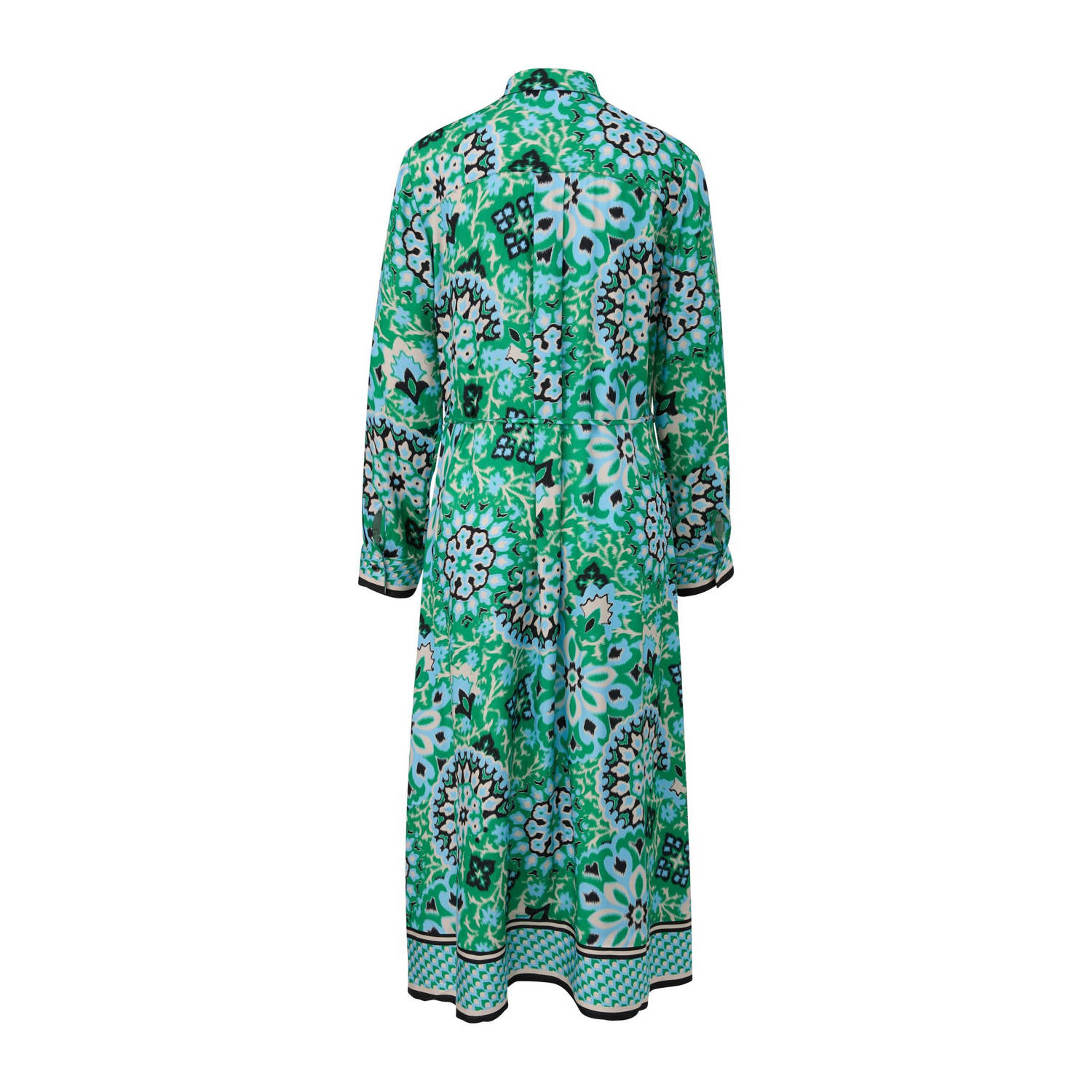 comma midi jurk groen
