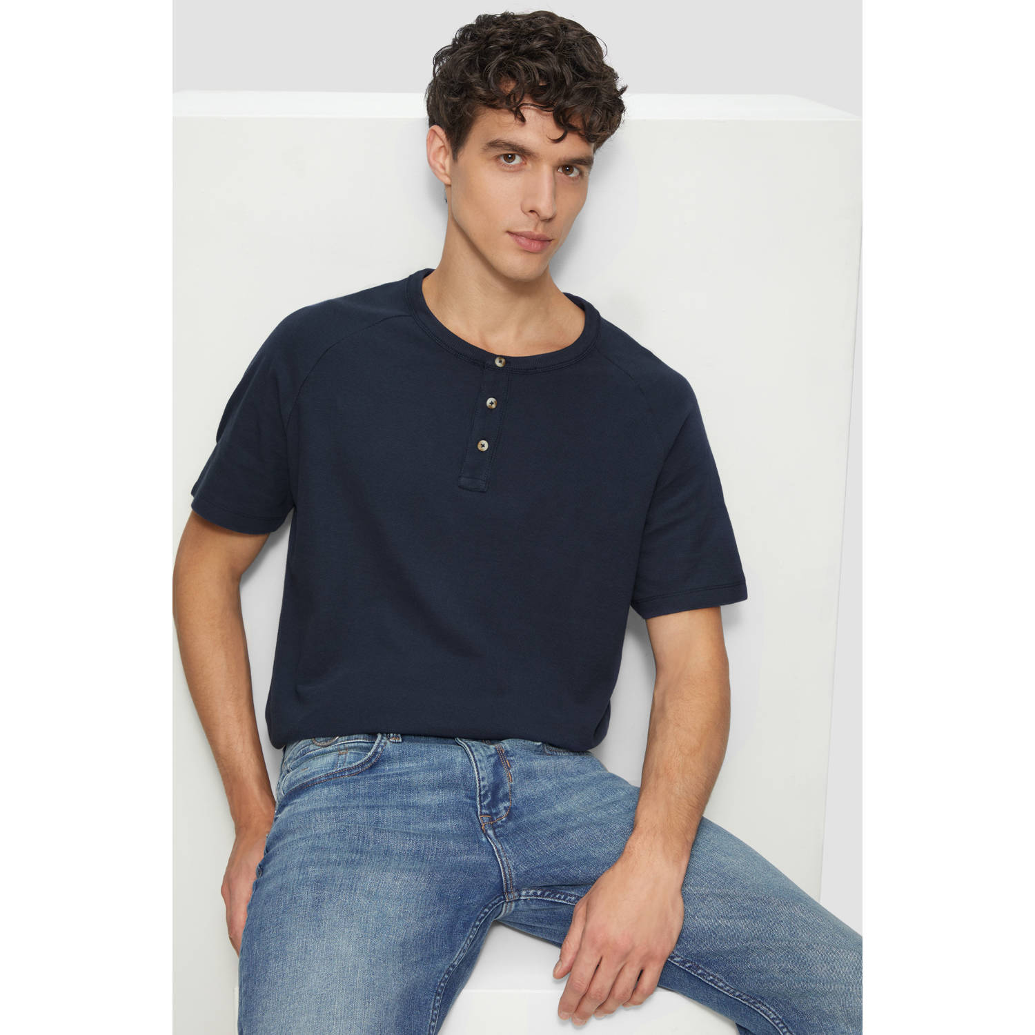 S.Oliver T-shirt donkerblauw