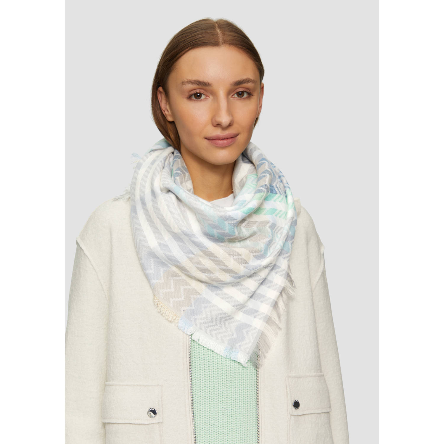 S.Oliver sjaal turquoise