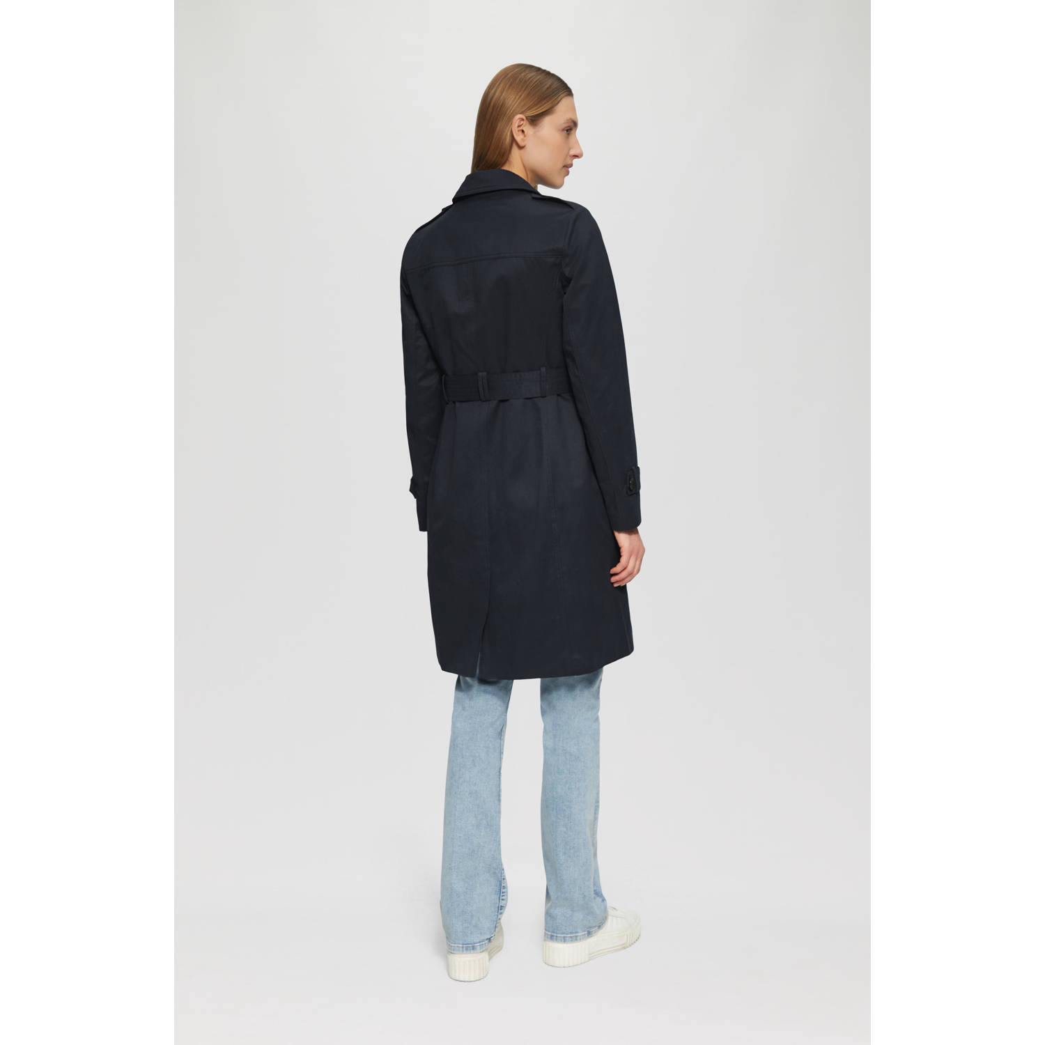 s.Oliver trenchcoat blauw