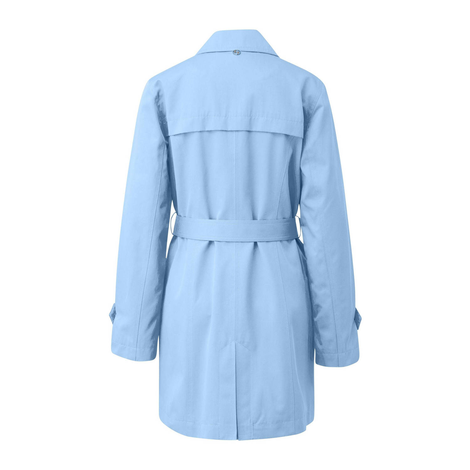 comma trenchcoat lichtblauw