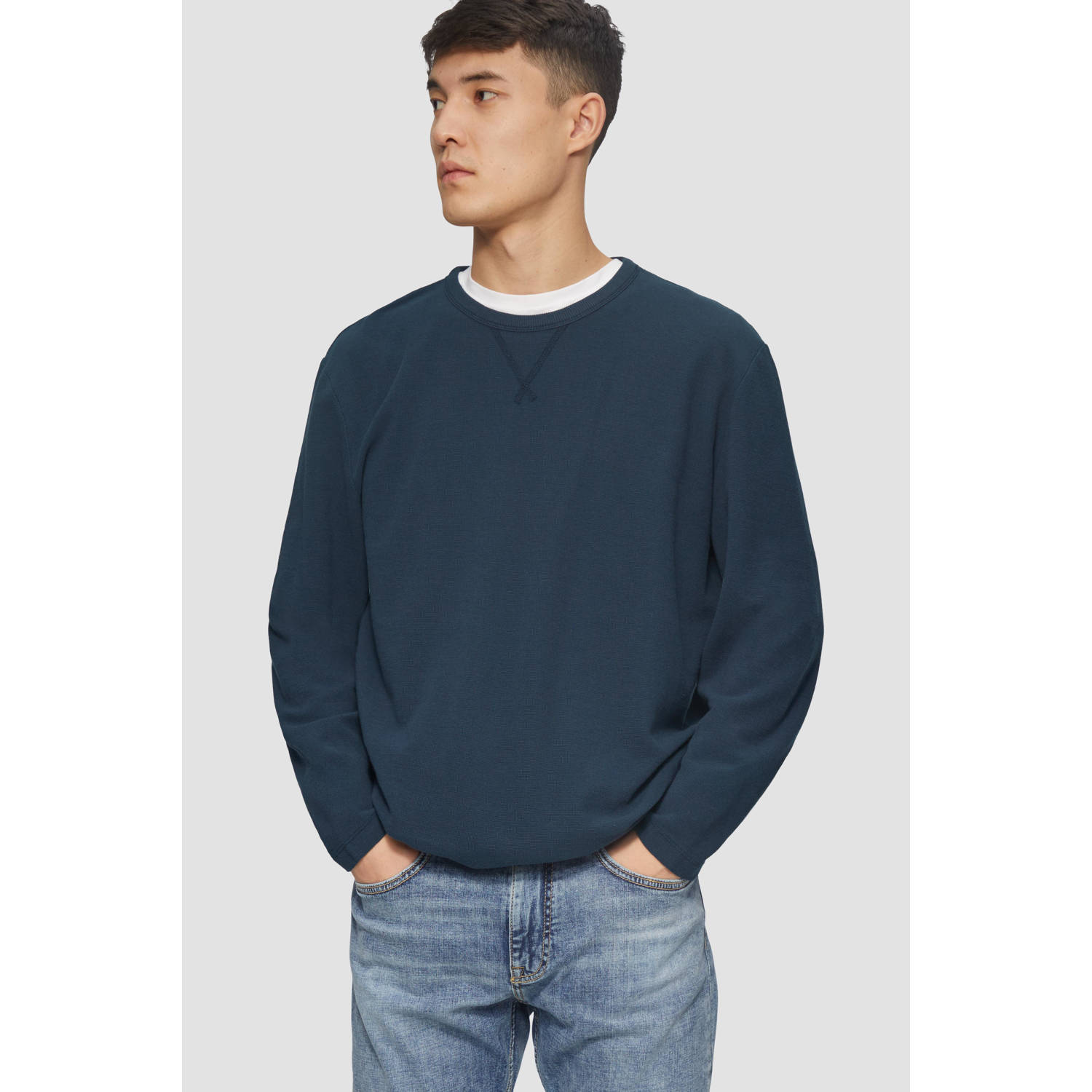 S.Oliver longsleeve donkerblauw