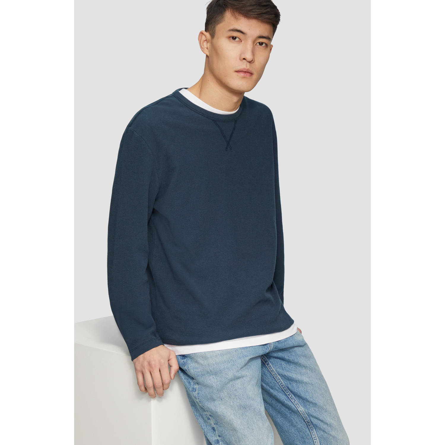 s.Oliver longsleeve donkerblauw