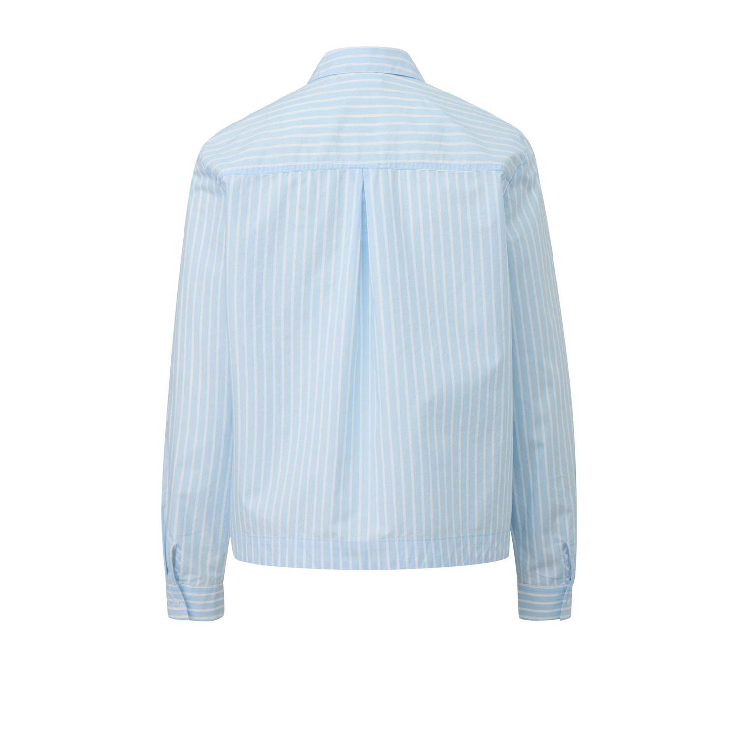 comma casual identity blouse lichtblauw