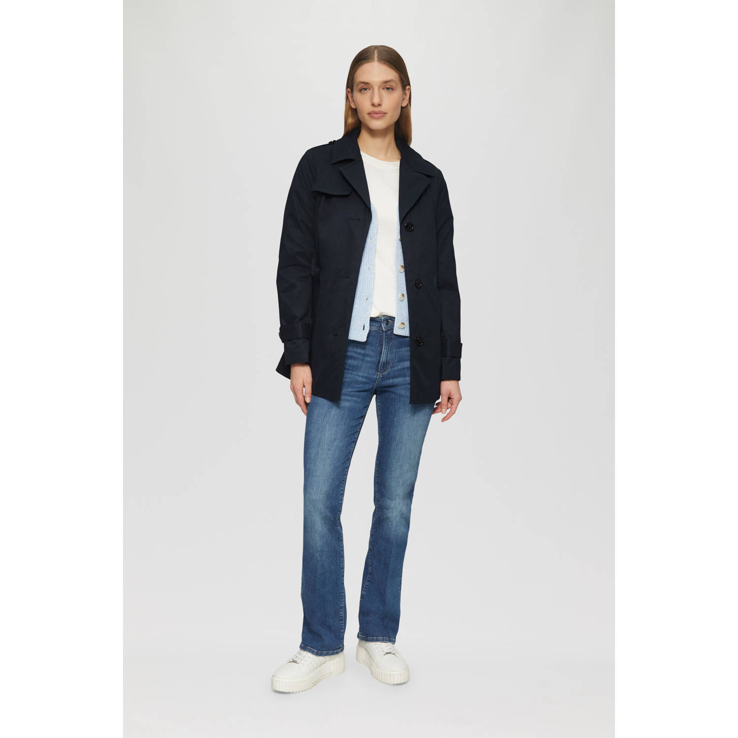 s.Oliver trenchcoat marine