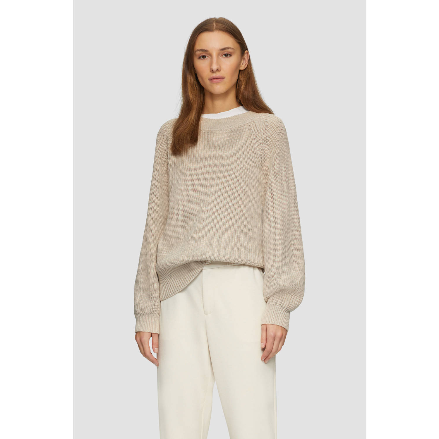 S.Oliver gebreide trui beige