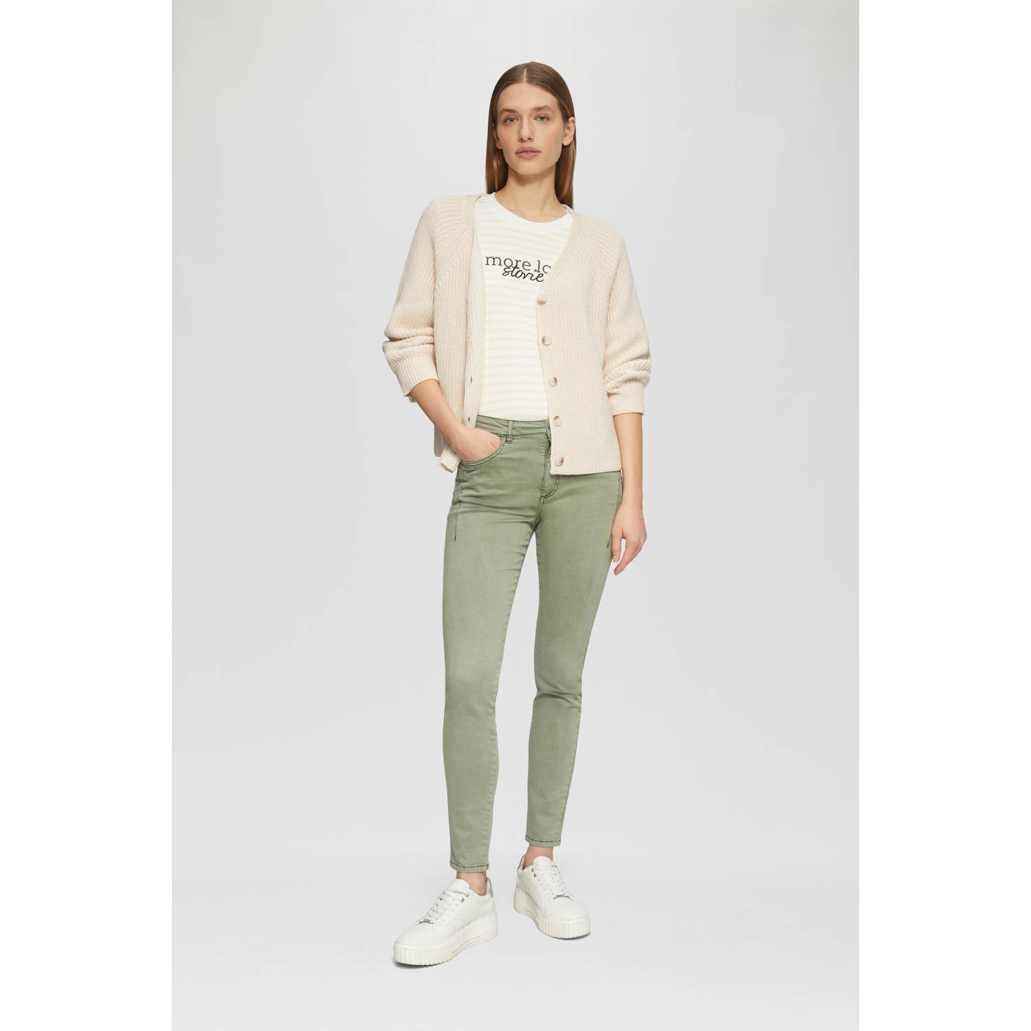 s.Oliver gebreid vest beige