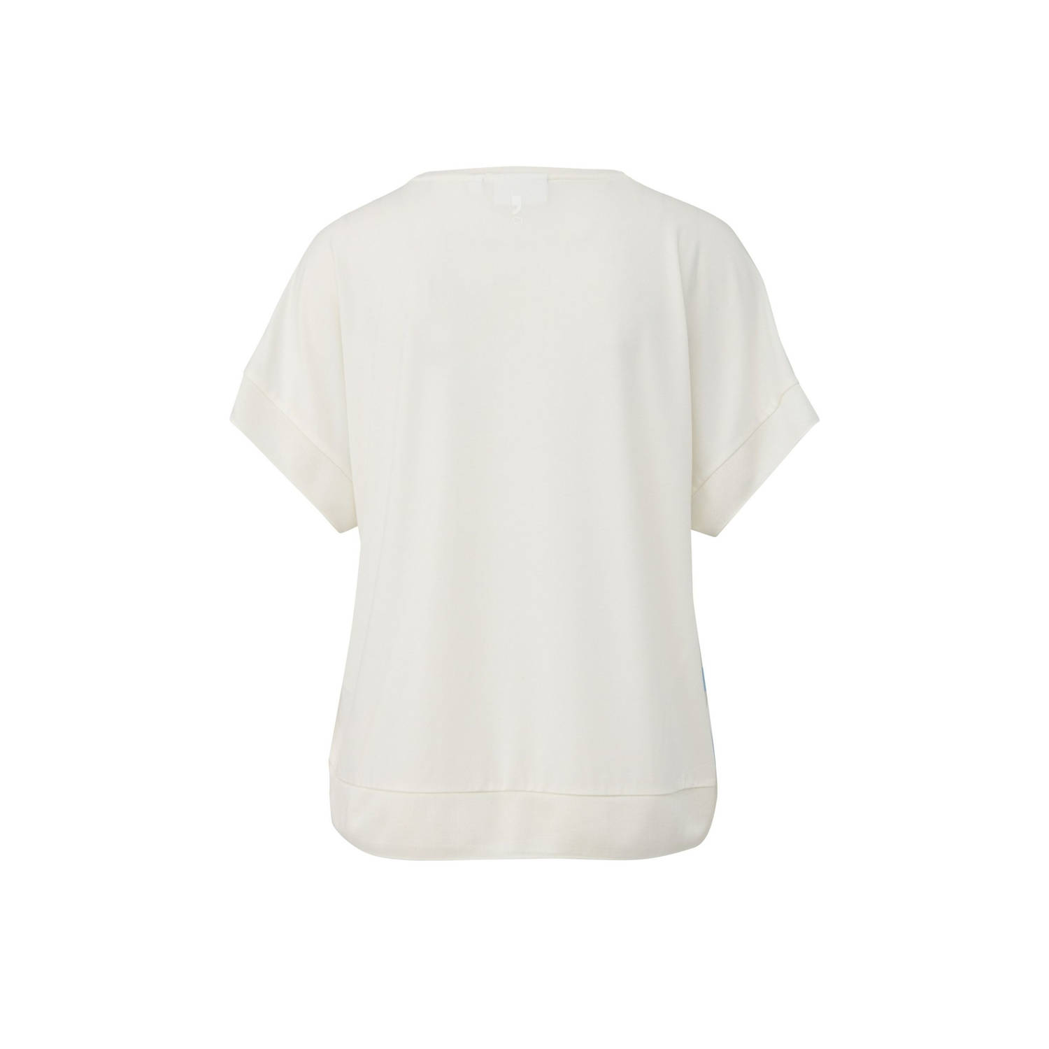 comma casual identity top lichtblauw